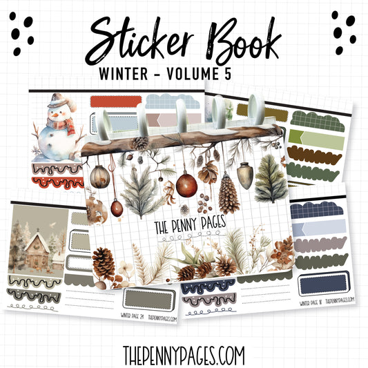 Sticker Book - Volume 5 - Winter