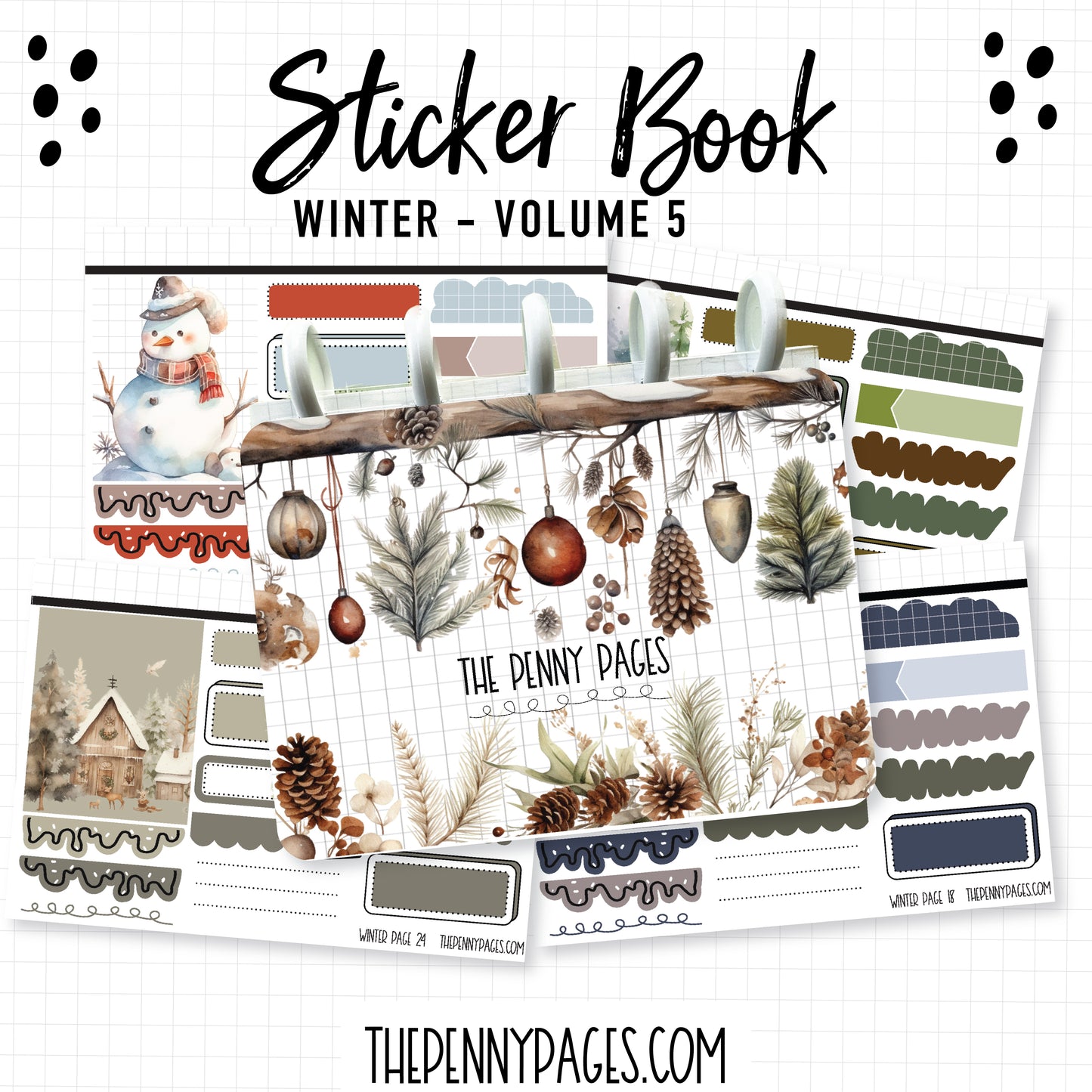 Sticker Book - Volume 5 - Winter