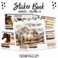 Sticker Book - Volume 12 - Horses