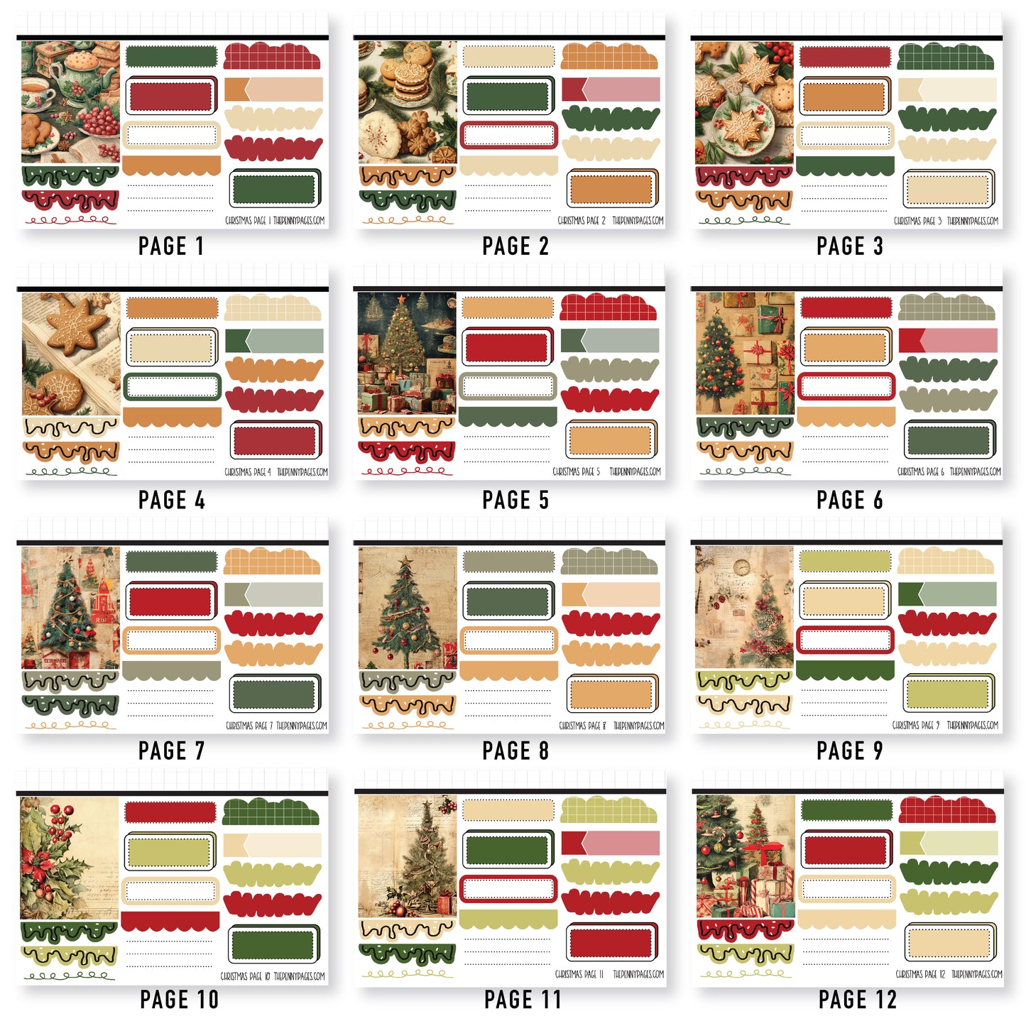 Mini Sheets - Volume 6 - Christmas