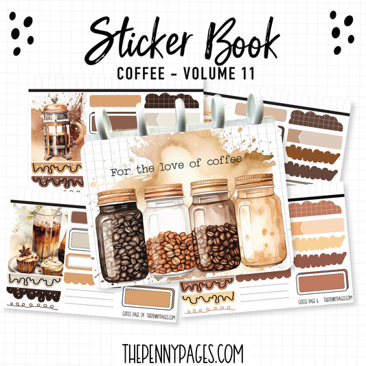 Sticker Book - Volume 11 - Coffee
