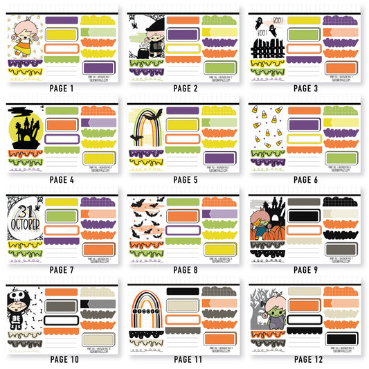 Mini Sheets - Volume 13 - Penny Fall & Halloween *Exclusive hand drawn art*