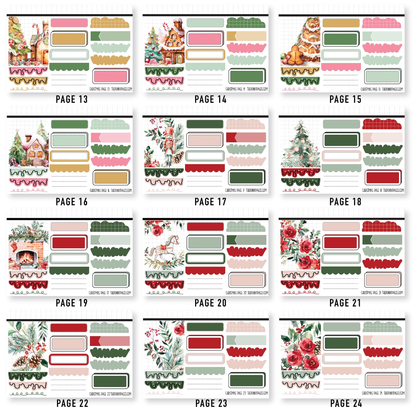 Mini Sheets - Volume 6 - Christmas