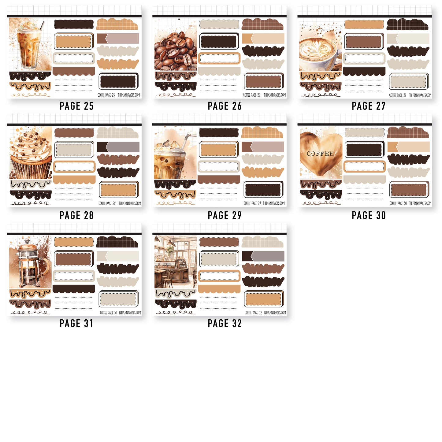 Sticker Book - Volume 11 - Coffee