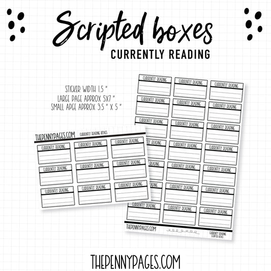 Currently Reading - Scripted Boxes