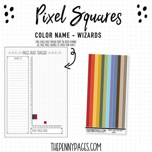 Pixel squares - Wizard