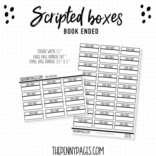 Book Ended - Scripted Boxes