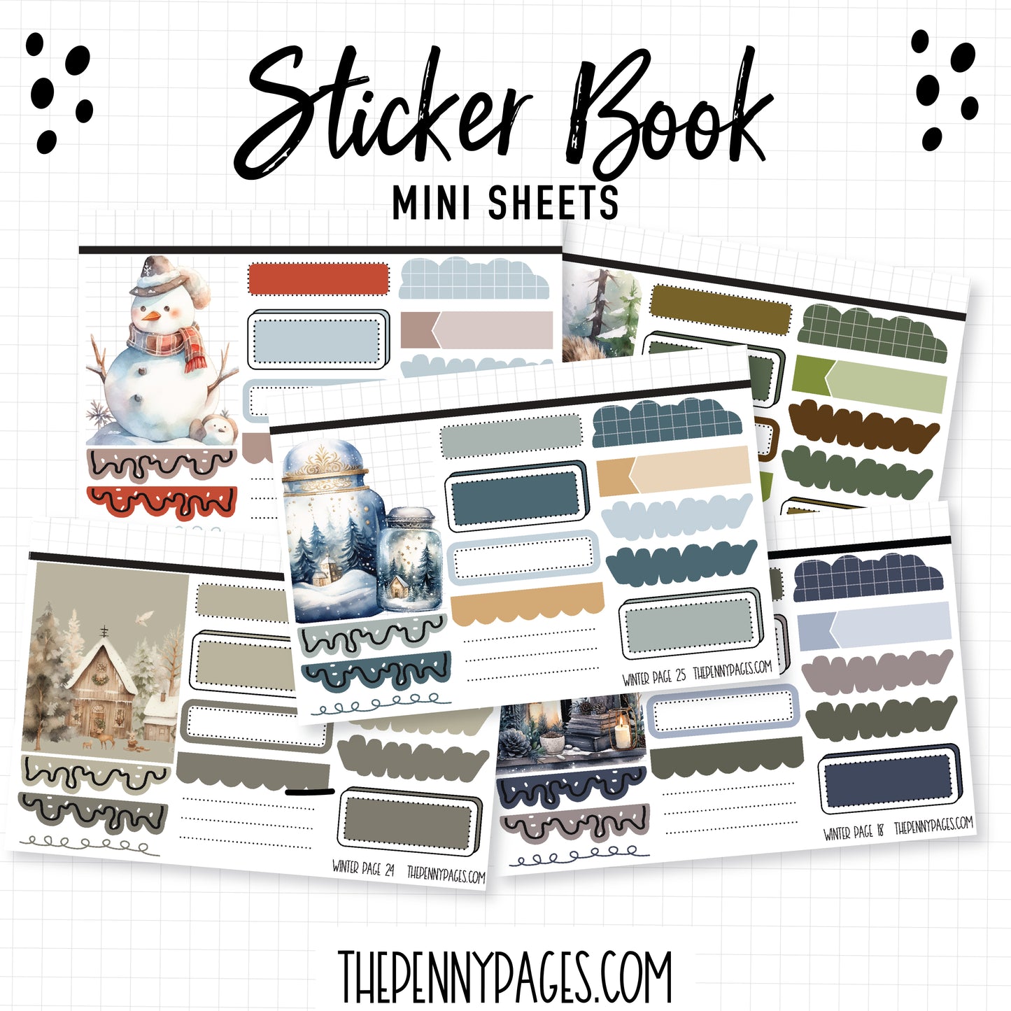 Mini Sheets - Volume 5 - Winter