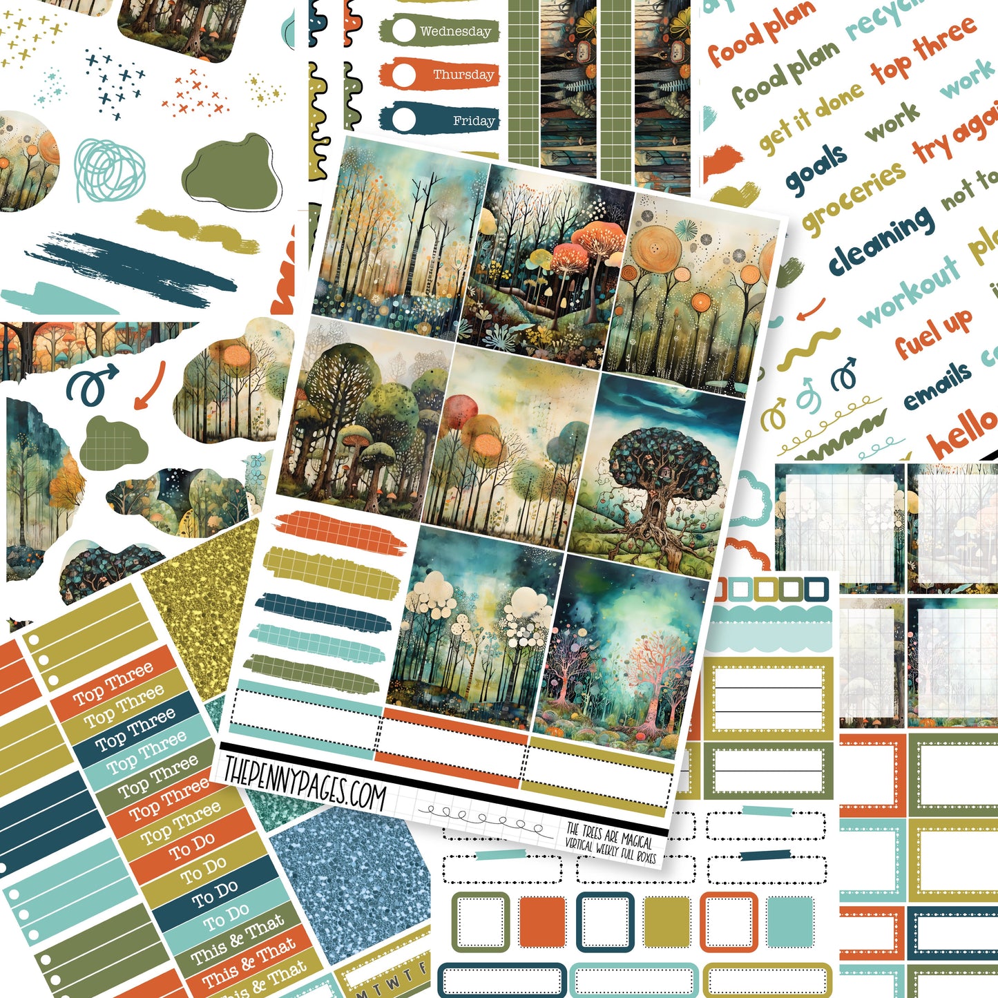 The Trees are Magical - A5 weekly ( 1.3")