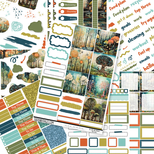 The Trees are Magical  - B6 vertical weekly kit