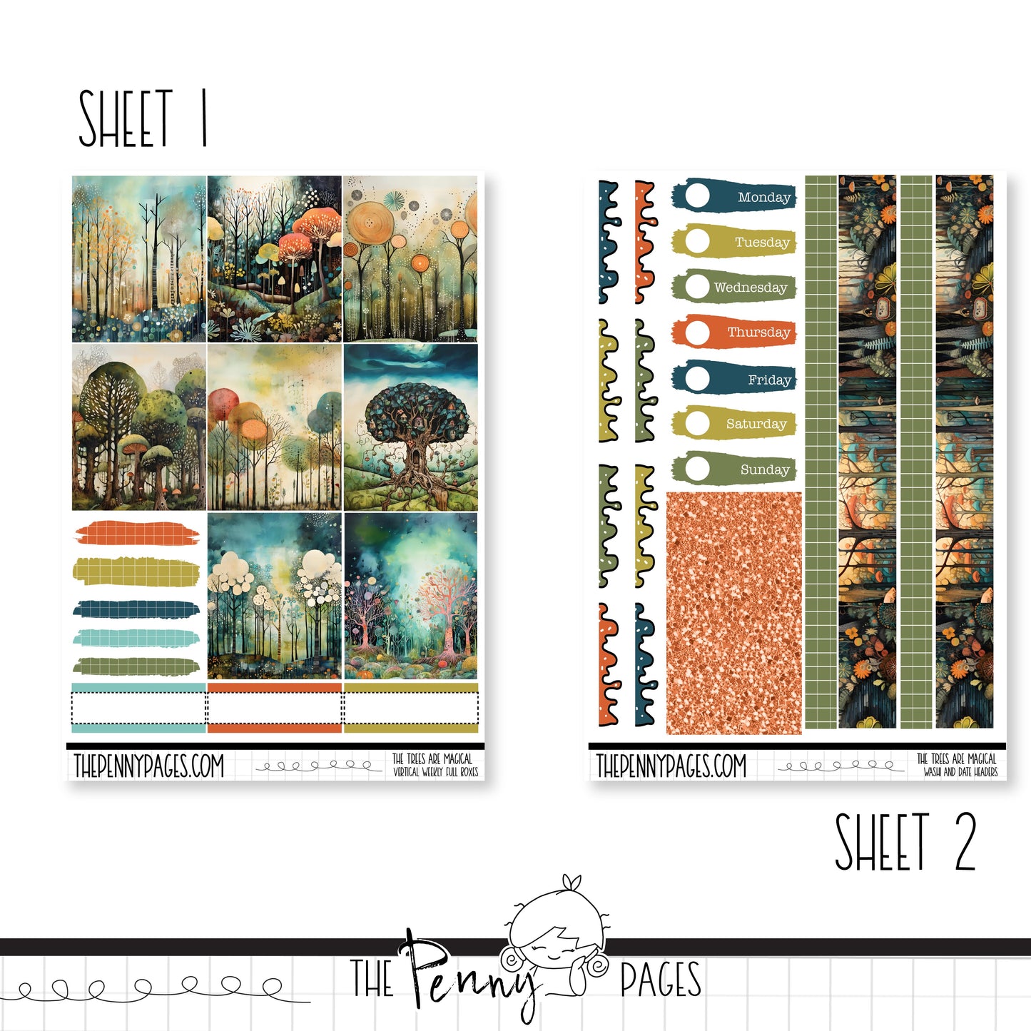 The Trees are Magical - A5 weekly ( 1.3")