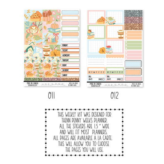 Pastel Fall Books - Penny Weeks