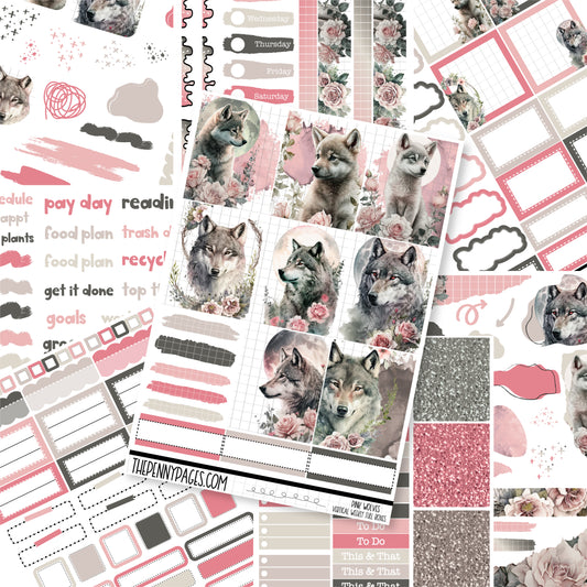 Pink Wolf - Standard Vertical