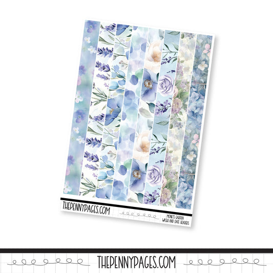 Monets Garden - Washi Page