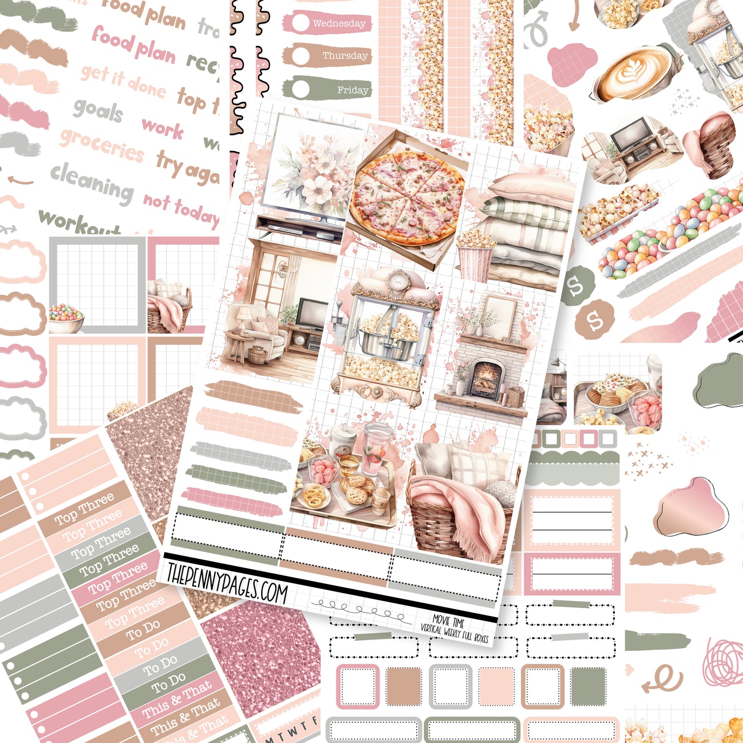 Movie Time - A5 weekly ( 1.3")