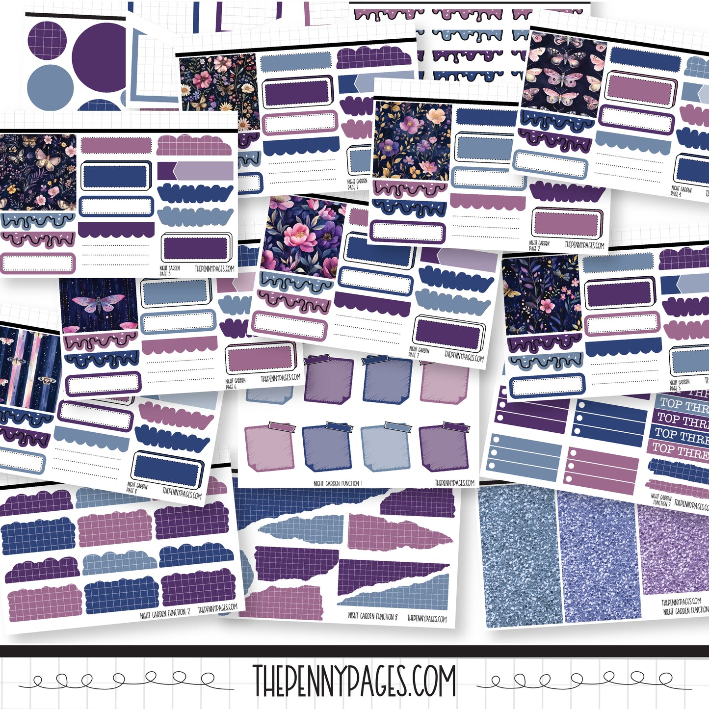 Night Garden - Mini Sheets