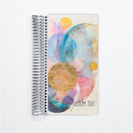 Penny - Pastel Abstract Rainbow 1