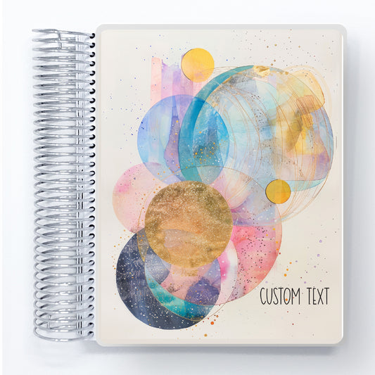 A5 Wide - Pastel Abstract Rainbow 1