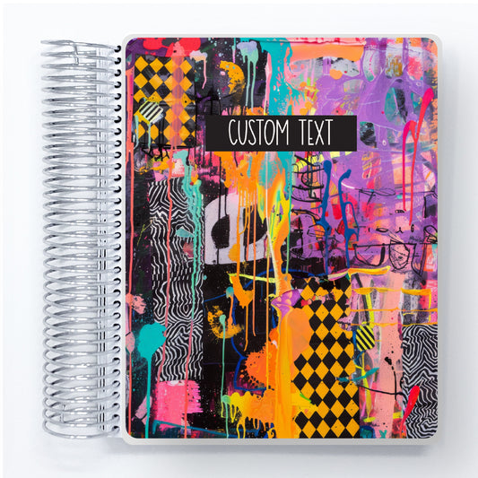 A5 Wide - Neon Abstract