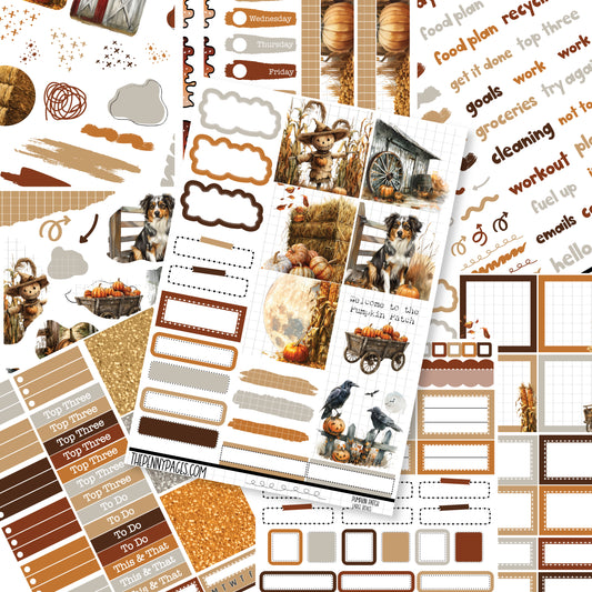 Pumpkin Patch  - B6 vertical weekly kit