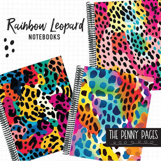 Rainbow Leopard - Notebooks