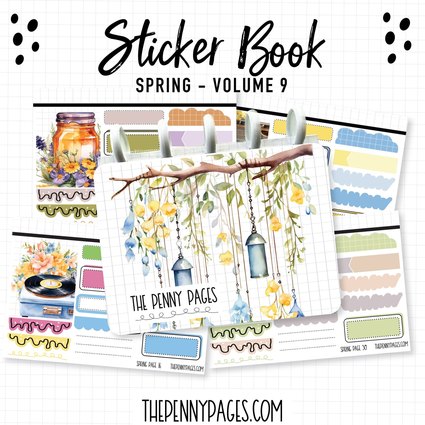 Sticker Book - Volume 9 - Spring