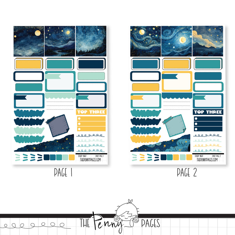 Starry Night  - Daily Pages
