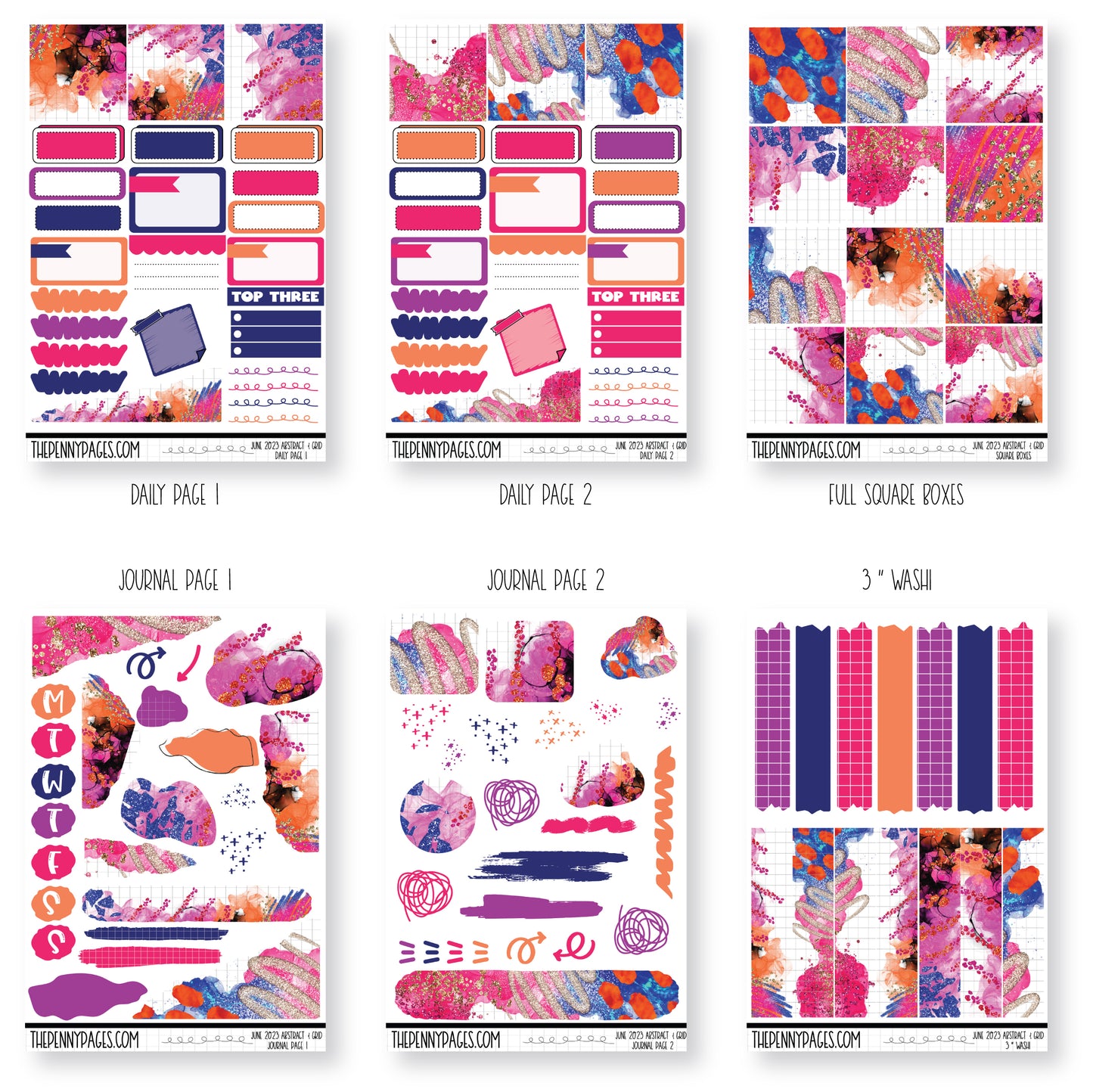 Abstract & Grid - June 2023 - Summer Party