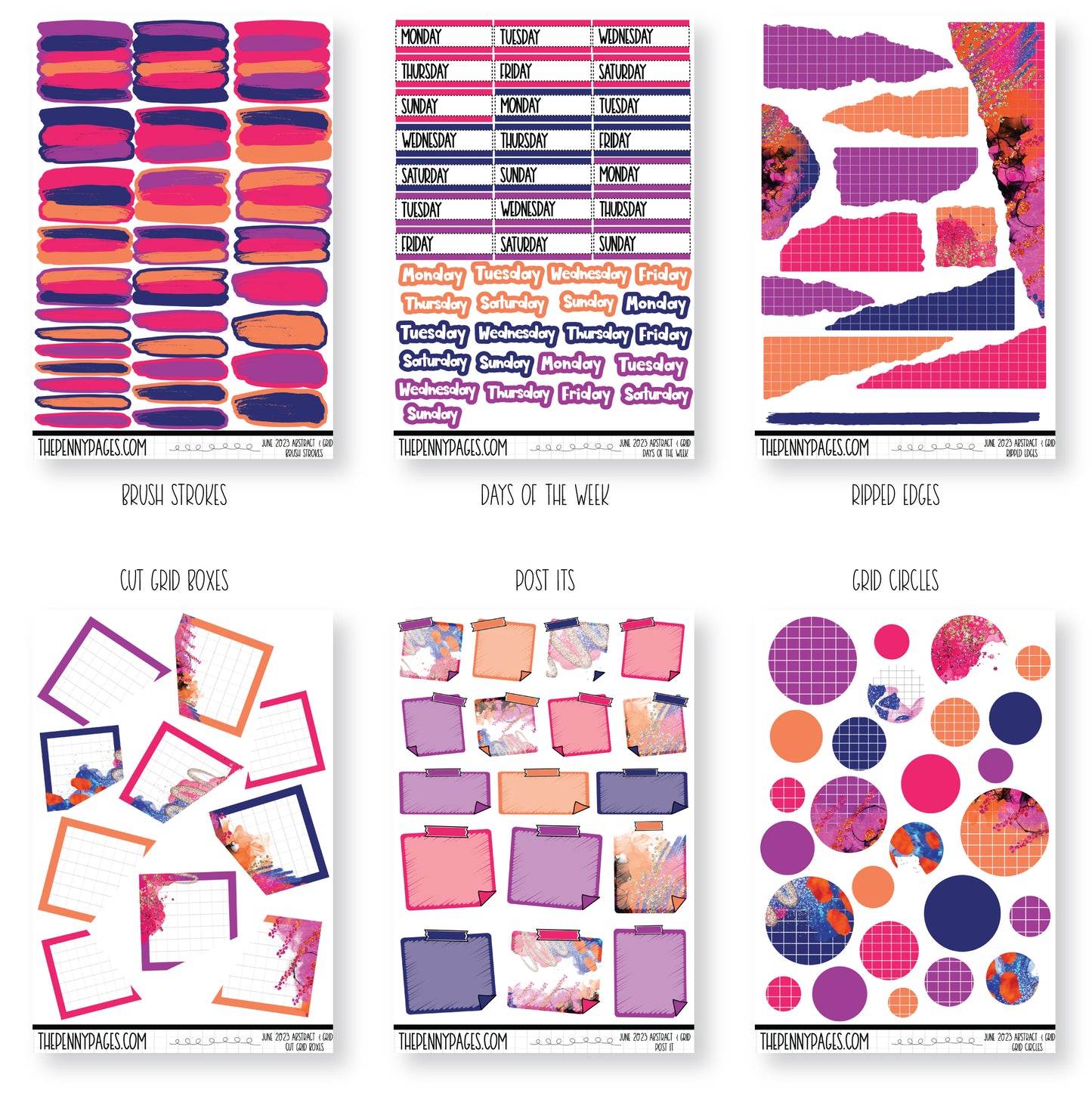 Abstract & Grid - June 2023 - Summer Party