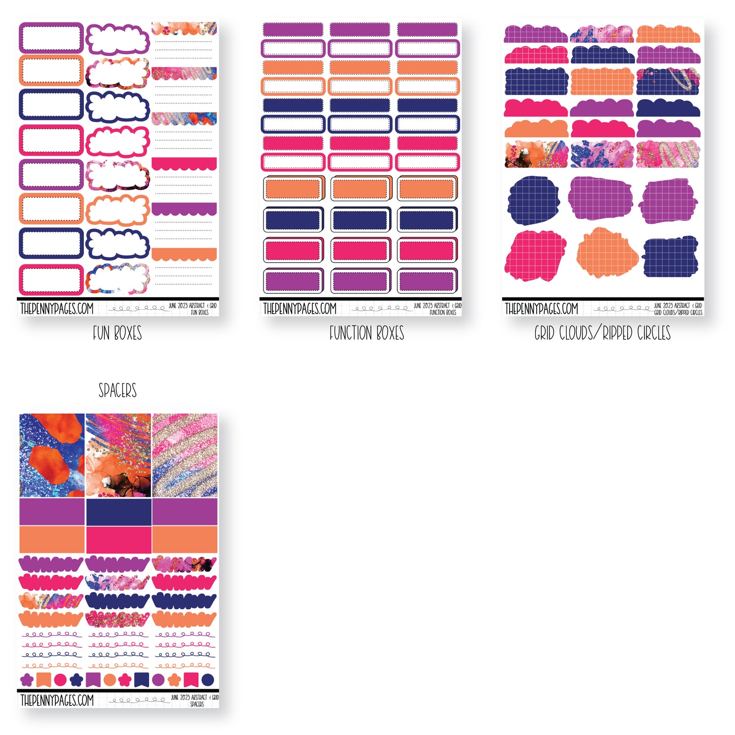 Abstract & Grid - June 2023 - Summer Party