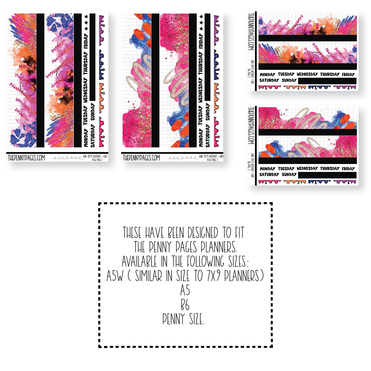 Abstract & Grid - June 2023 - Summer Party