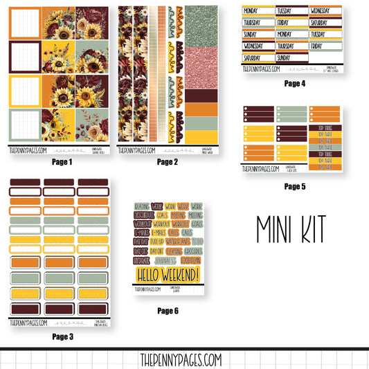 Sunflowers - Mini Kit & Add ons