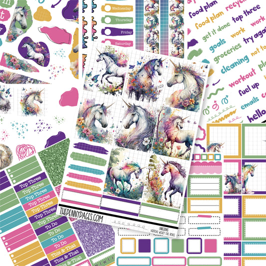 Unicorns - A5 weekly ( 1.3")