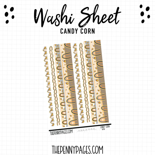 Large Washi - Candy Corn