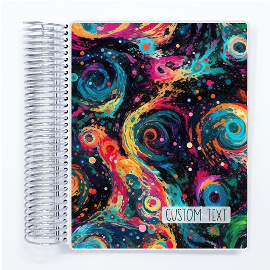 Rainbow Swirls - A5 Wide