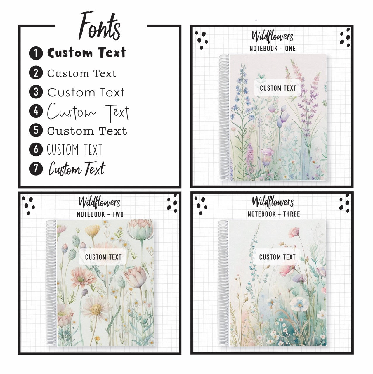 Wildflowers - Notebooks