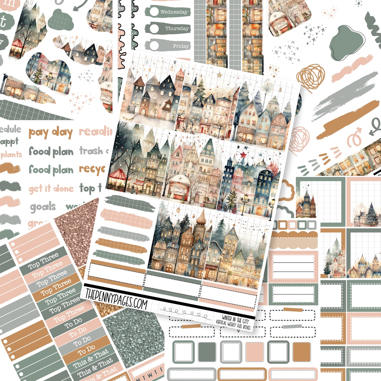 Winter in the City - A5 weekly ( 1.3")