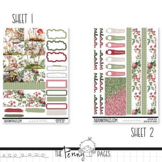 Woodland - Weeks vertical weekly kit