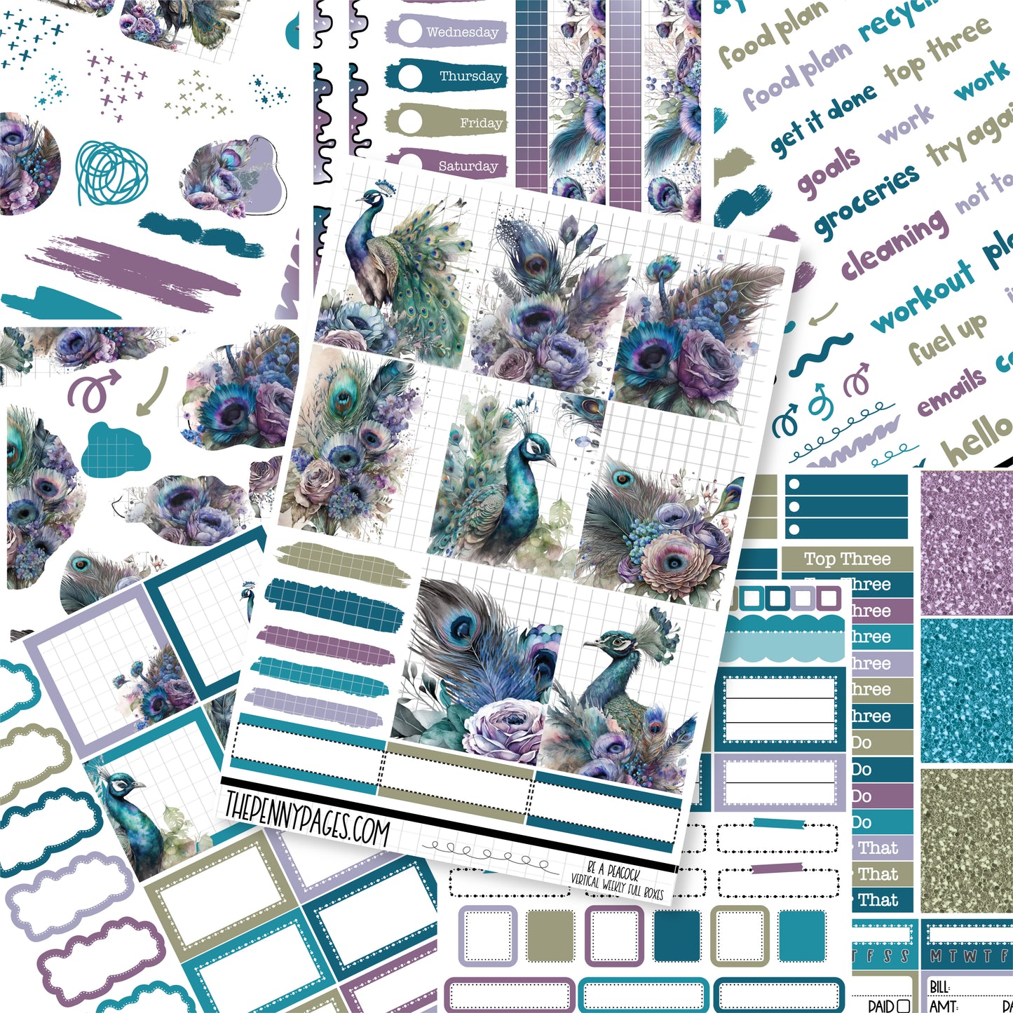 Be a Peacock - Standard Vertical