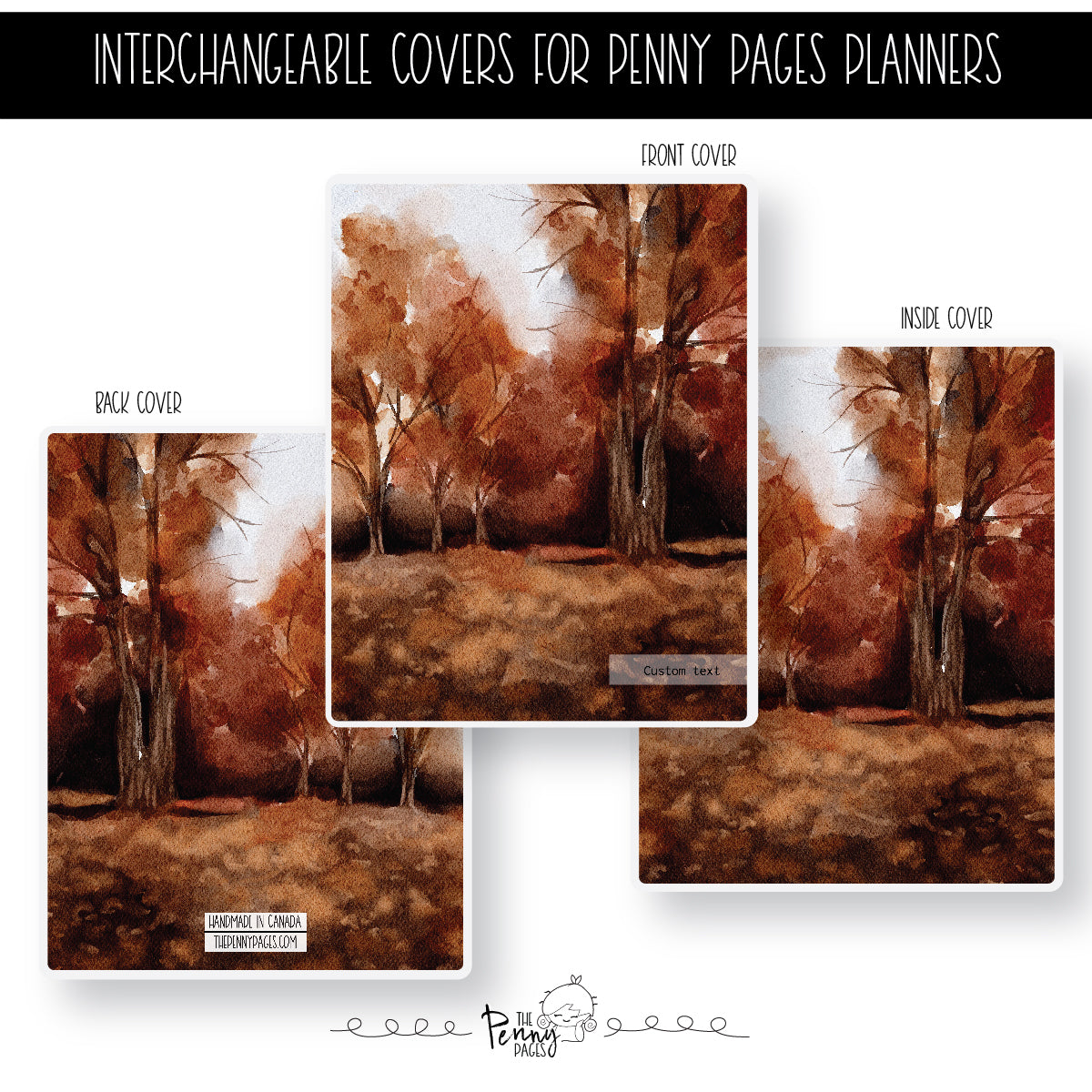 Watercolor Autumn Trees - A LA CARTE cover