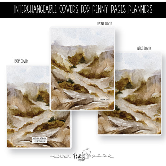 Watercolor Desert Hills - A LA CARTE cover