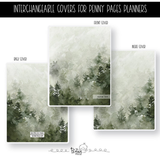 Watercolor Foggy trees - A LA CARTE cover