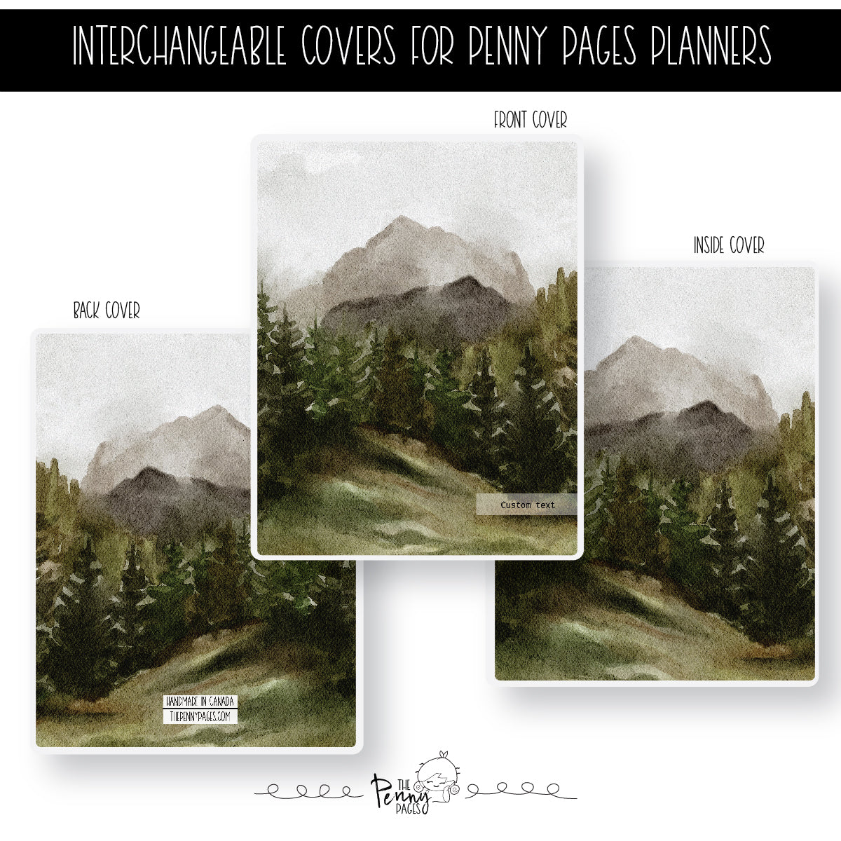 Watercolor Green Mountain - A LA CARTE cover