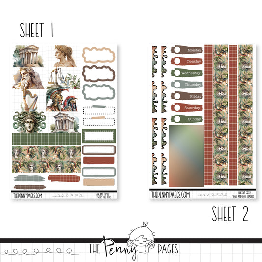 Ancient Times - Weeks vertical weekly kit