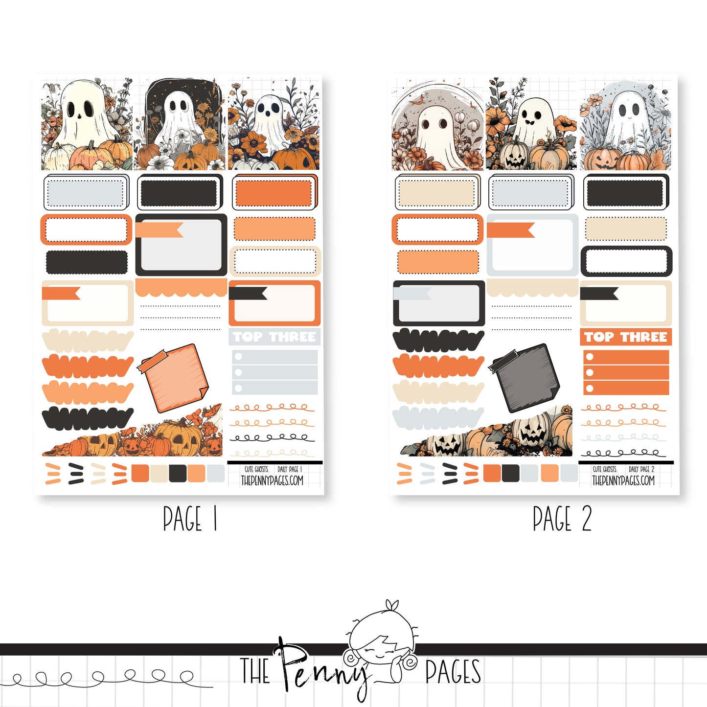 Cute Halloween  - Daily Pages