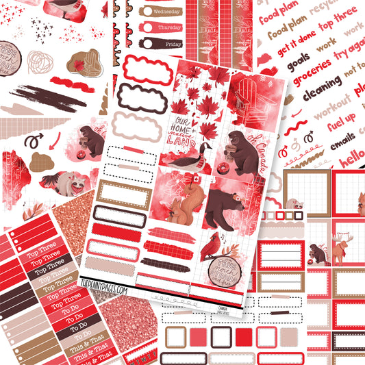 Canada  - B6 vertical weekly kit