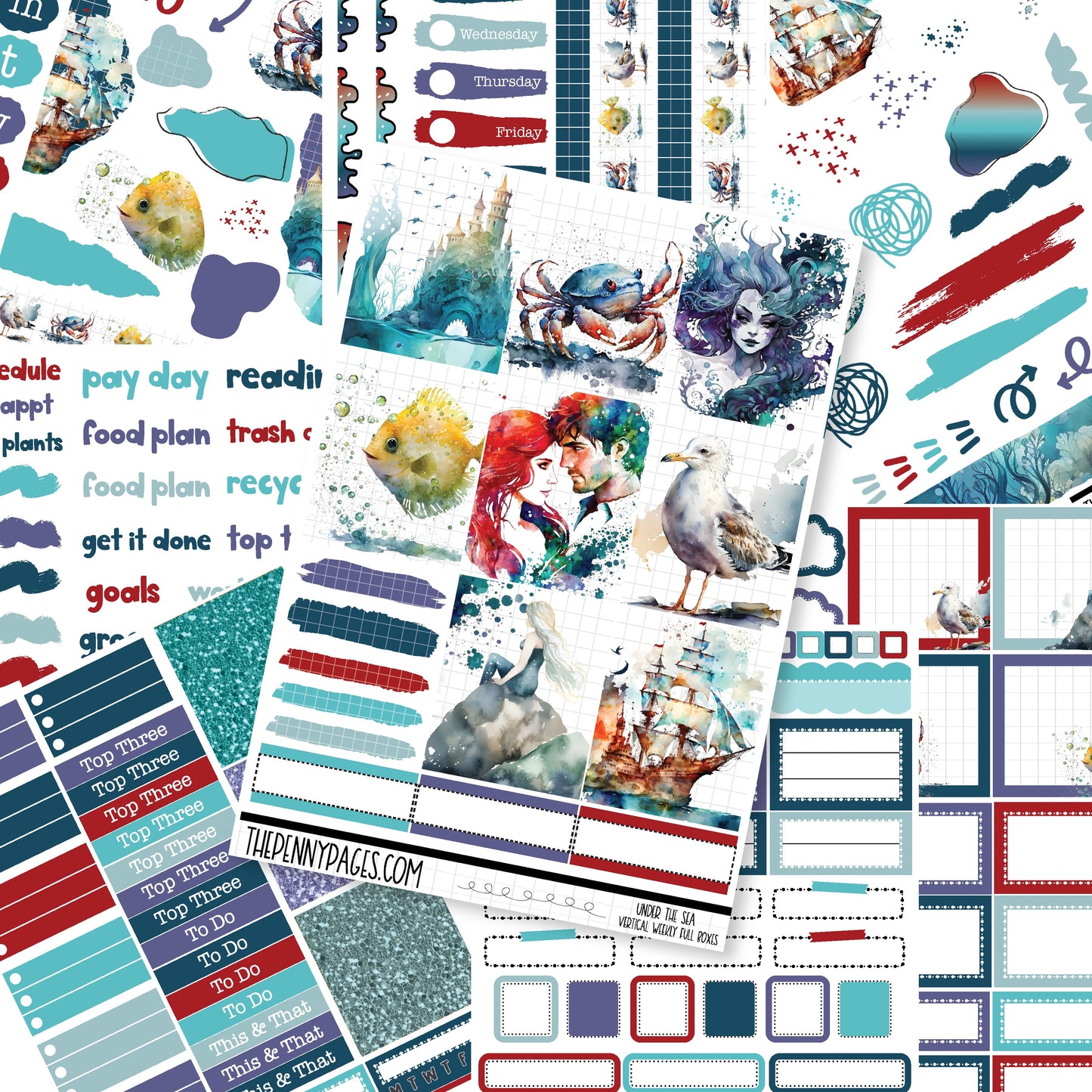 Under the sea - A5 weekly ( 1.3")