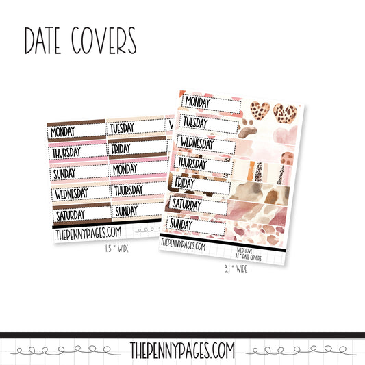 Wild Love - Date Covers