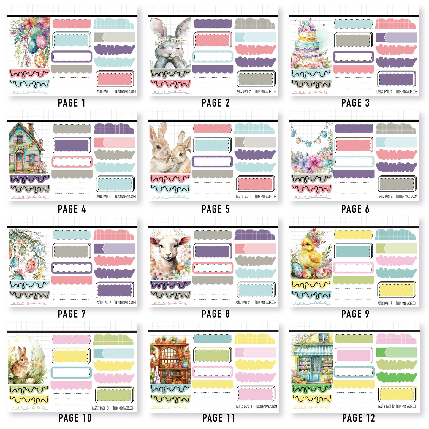 Sticker Book - Volume 10 - Easter