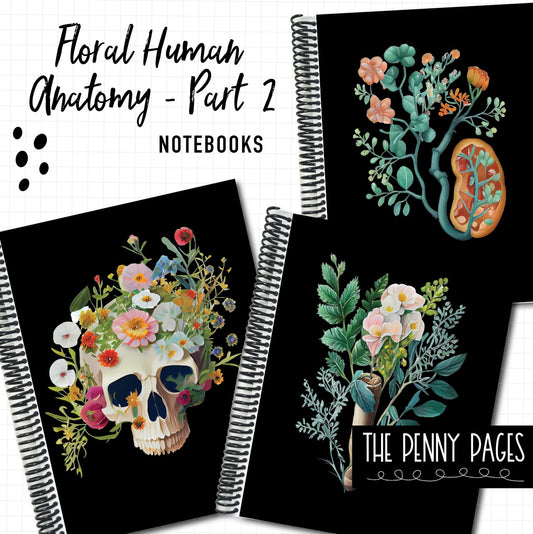 Floral Human Anatomy - Part 2 - Notebooks